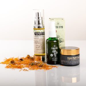 Skincare package for nourishing the skin and hair