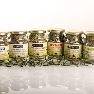 A set of organic tea infusions